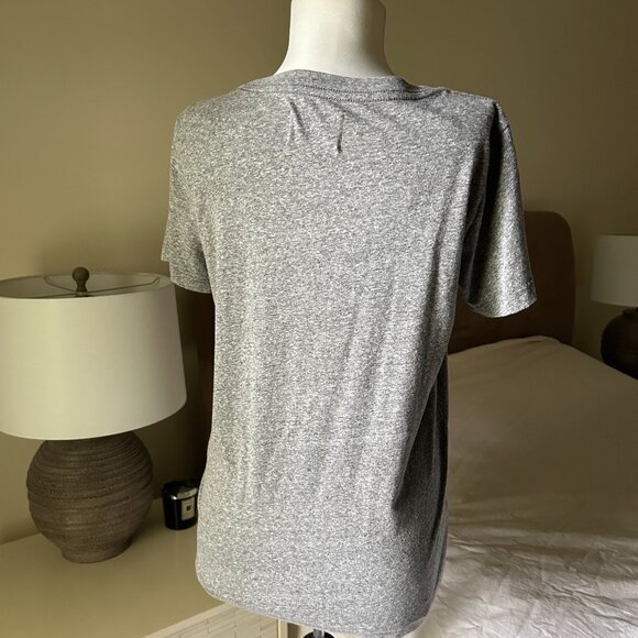 Anthropologie Sol Angeles Love T-Shirt in Grey Size Medium - Picture 2 of 7